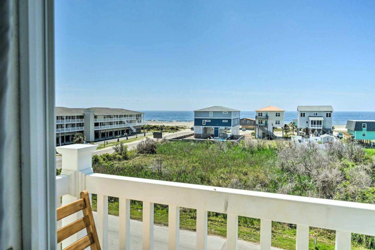 Ocean-View Oak Island Condo, 1 Block To Beach! Luaran gambar
